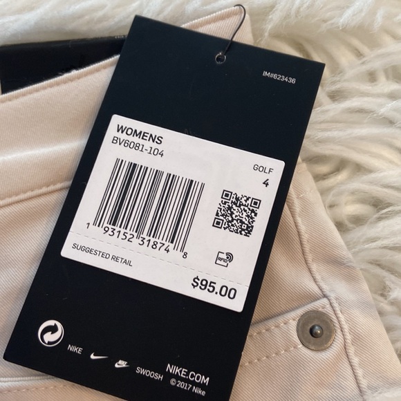 Nike Dri -Fit Slim Fit Gold Pants size 4 inseam 28” brand new with tag - Picture 11 of 12